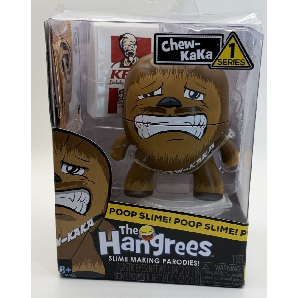 🤢💚 NEW! The Hangrees Chew-KaKa Collectible Parody Figure with Slime! 💚🤢
